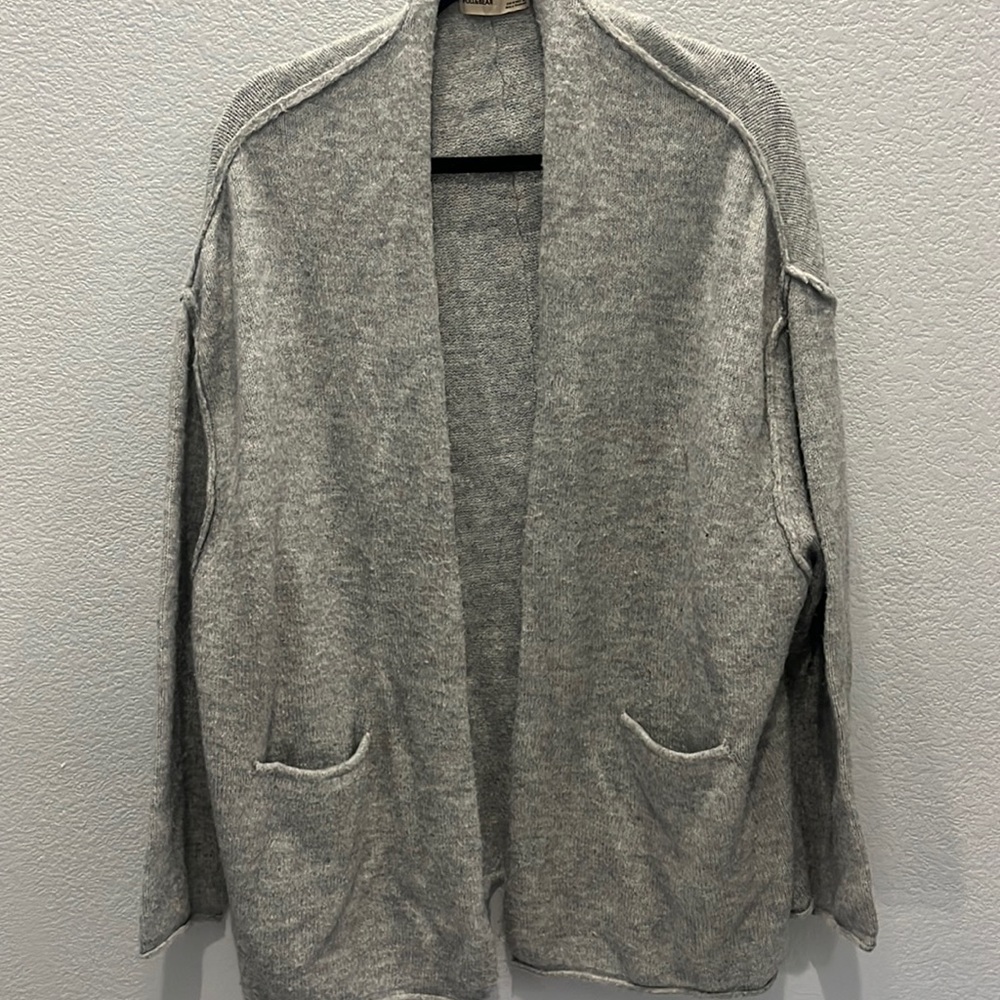 Pull&bear gray cardigan oversized medium